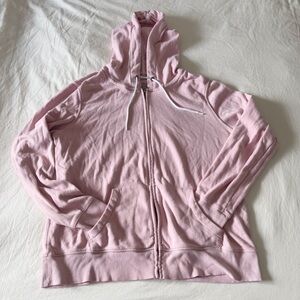 Old Navy Pullover Lightweight Cotton Pink Long Sleeve Hoodie Size L